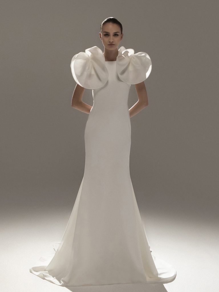 LE COURAGE D'AIMER 　STEPHANE ROLLAND 　ステファンローラン　ステファン　ローラン　ロングスリーブ　長袖　フラワーモチーフ　マーメイド　マーメイドドレス　マーメイドライン　スリーブ