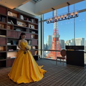 【Wedding Report】お写真映えするフォトジェニックなカラードレス